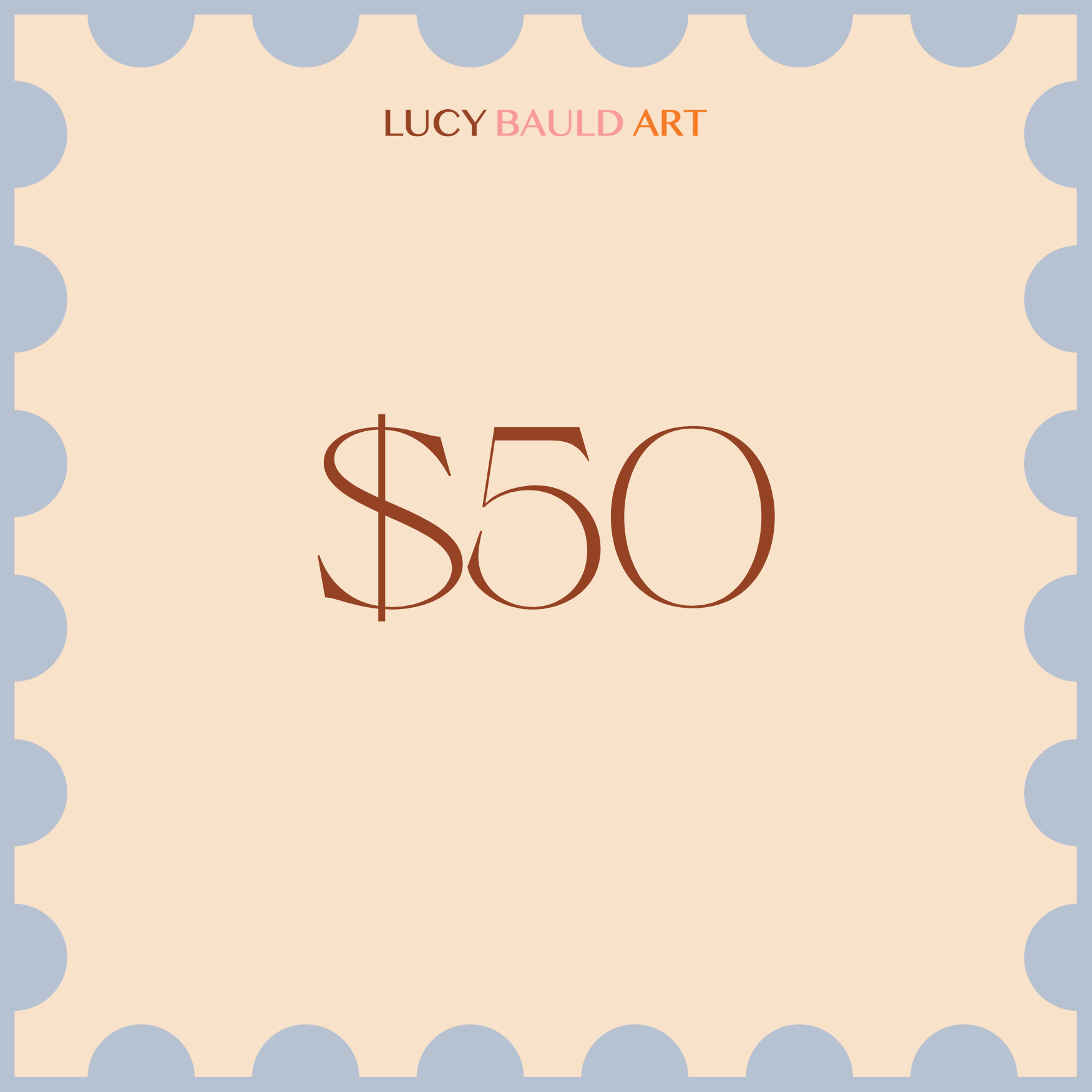 Lucy Bauld Art - Gift Card