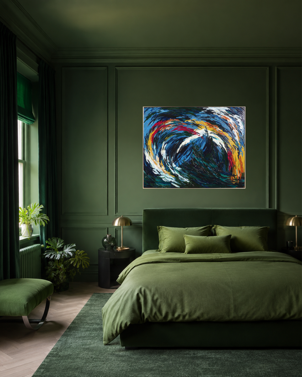Midnight in Winter - 150x120cm Original Art