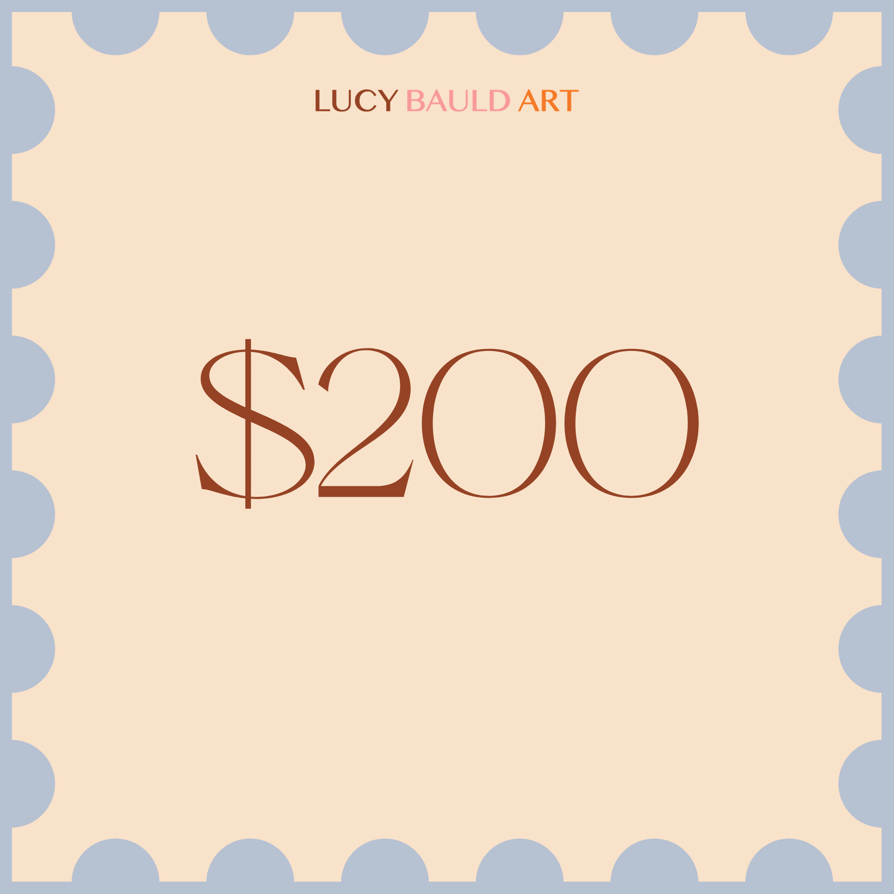 Lucy Bauld Art - Gift Card