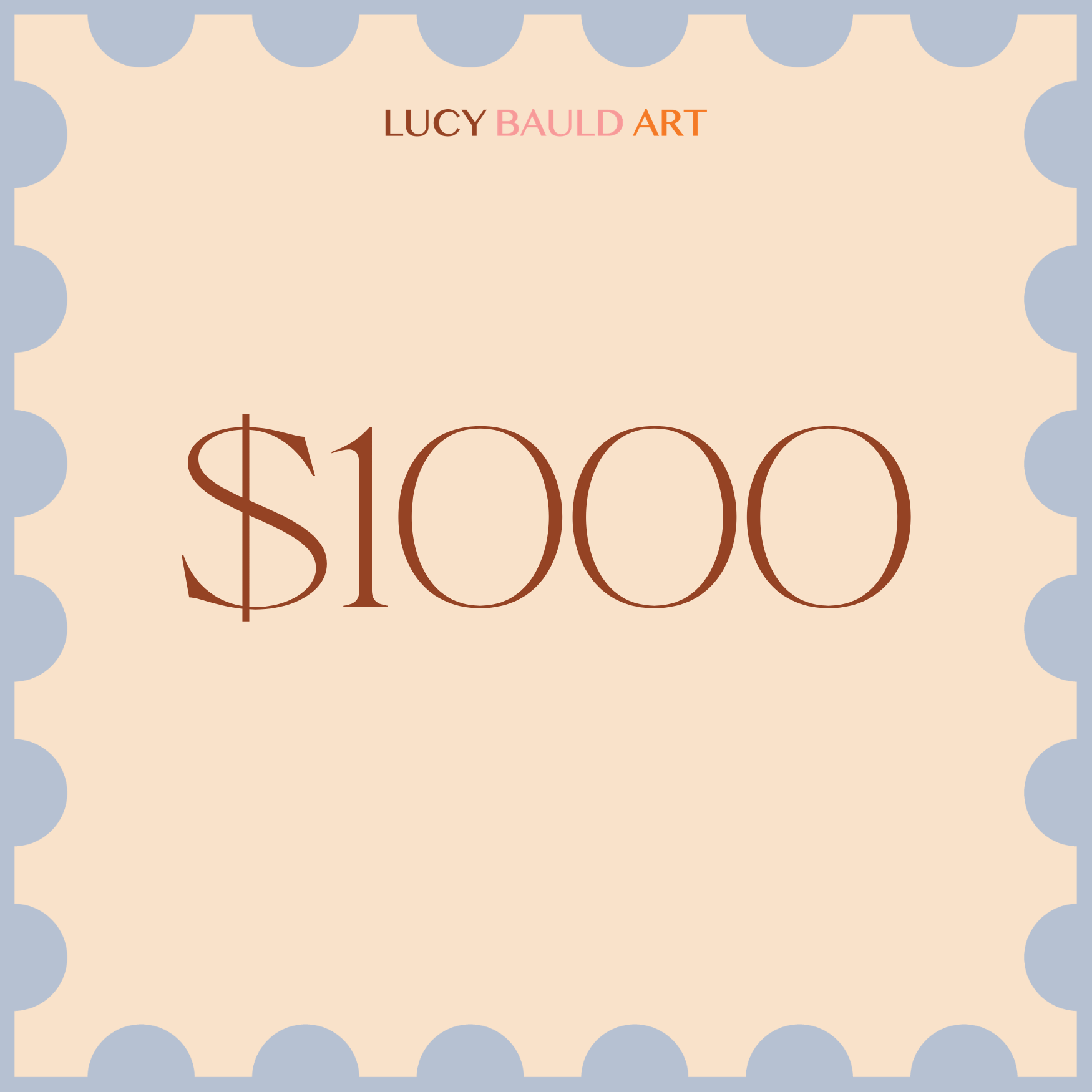 Lucy Bauld Art - Gift Card