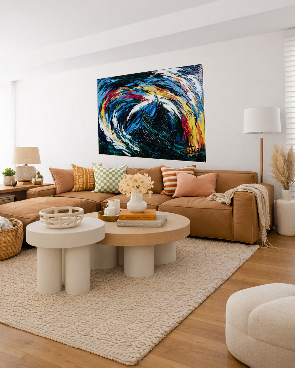 Midnight in Winter - 150x120cm Original Art