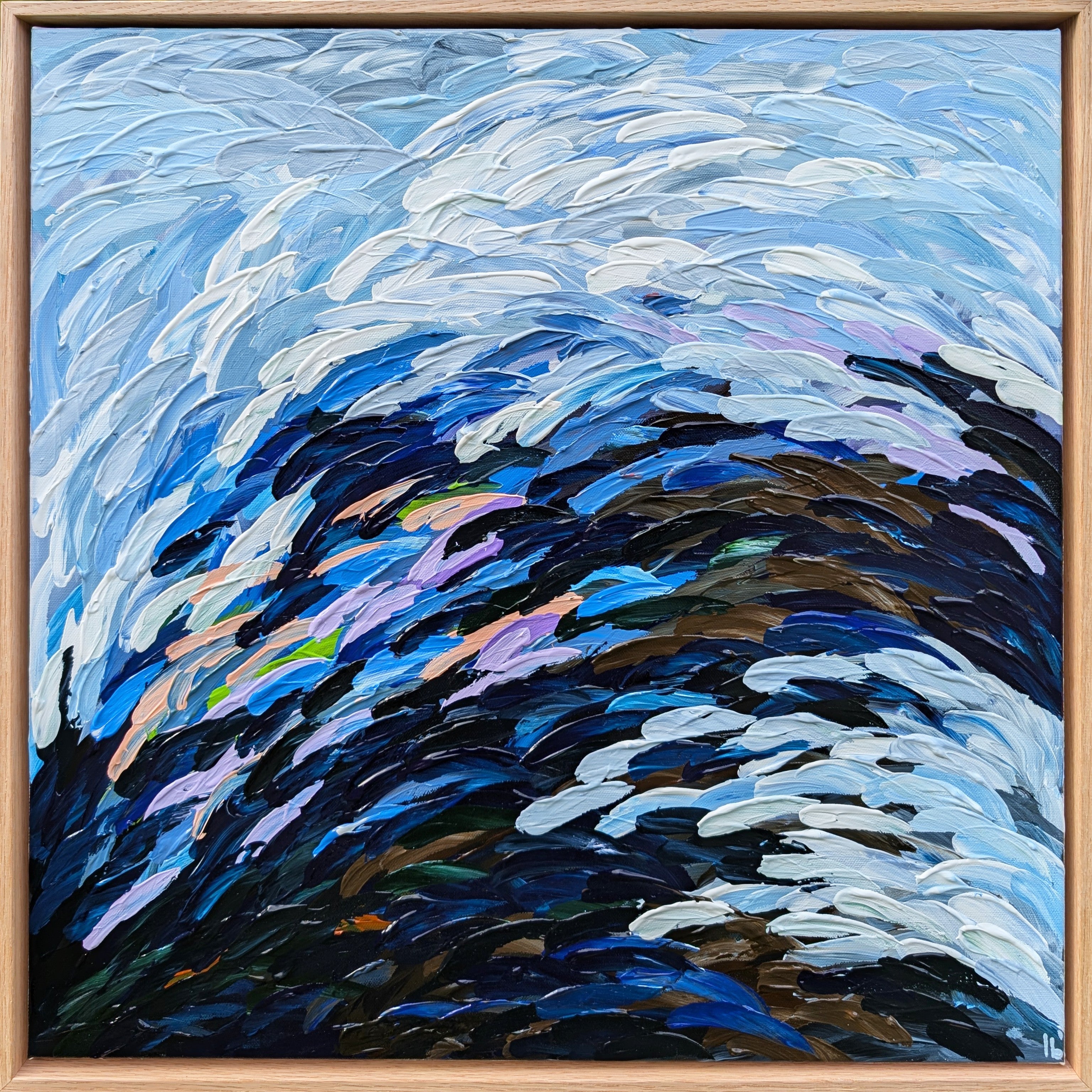 Deep Blue 63x63cm