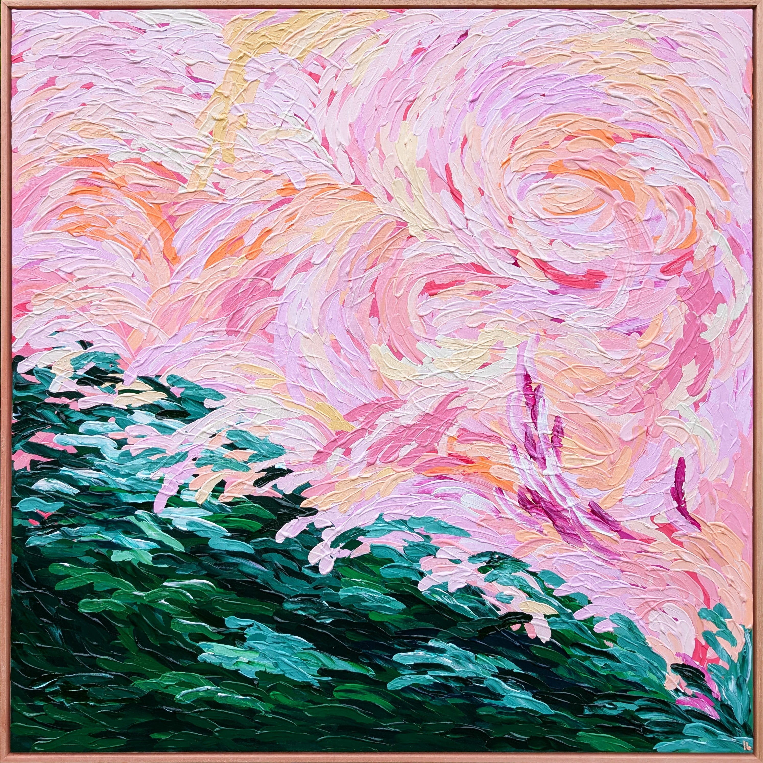 Garden Party 120x120cm