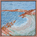 Jeanneret Beach - 40x40cm