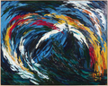 Midnight in Winter - 150x120cm Original Art