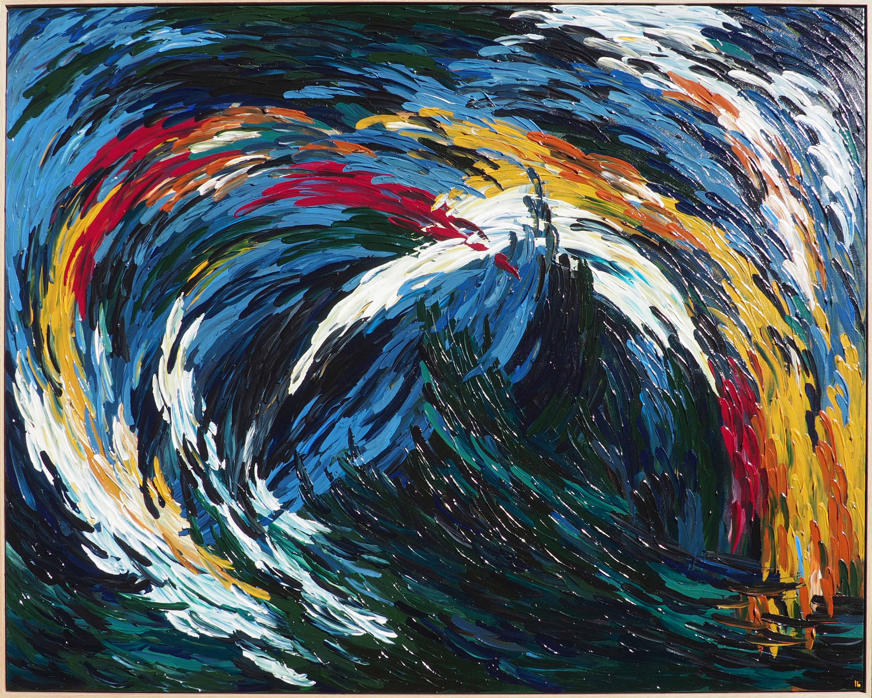 Midnight in Winter - 150x120cm Original Art
