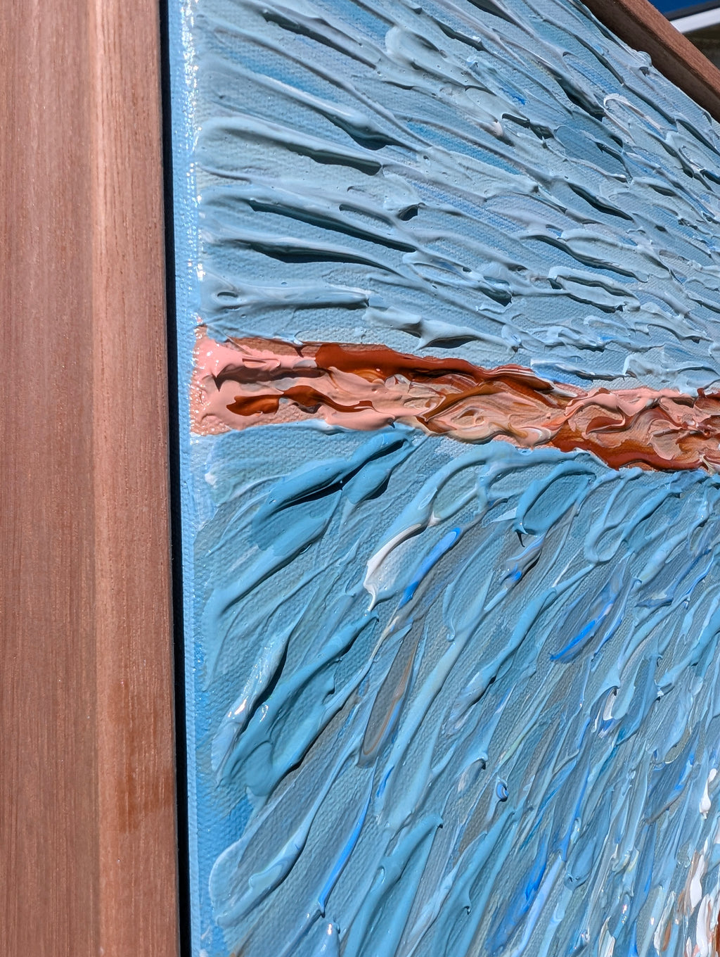 Jeanneret Beach - 40x40cm