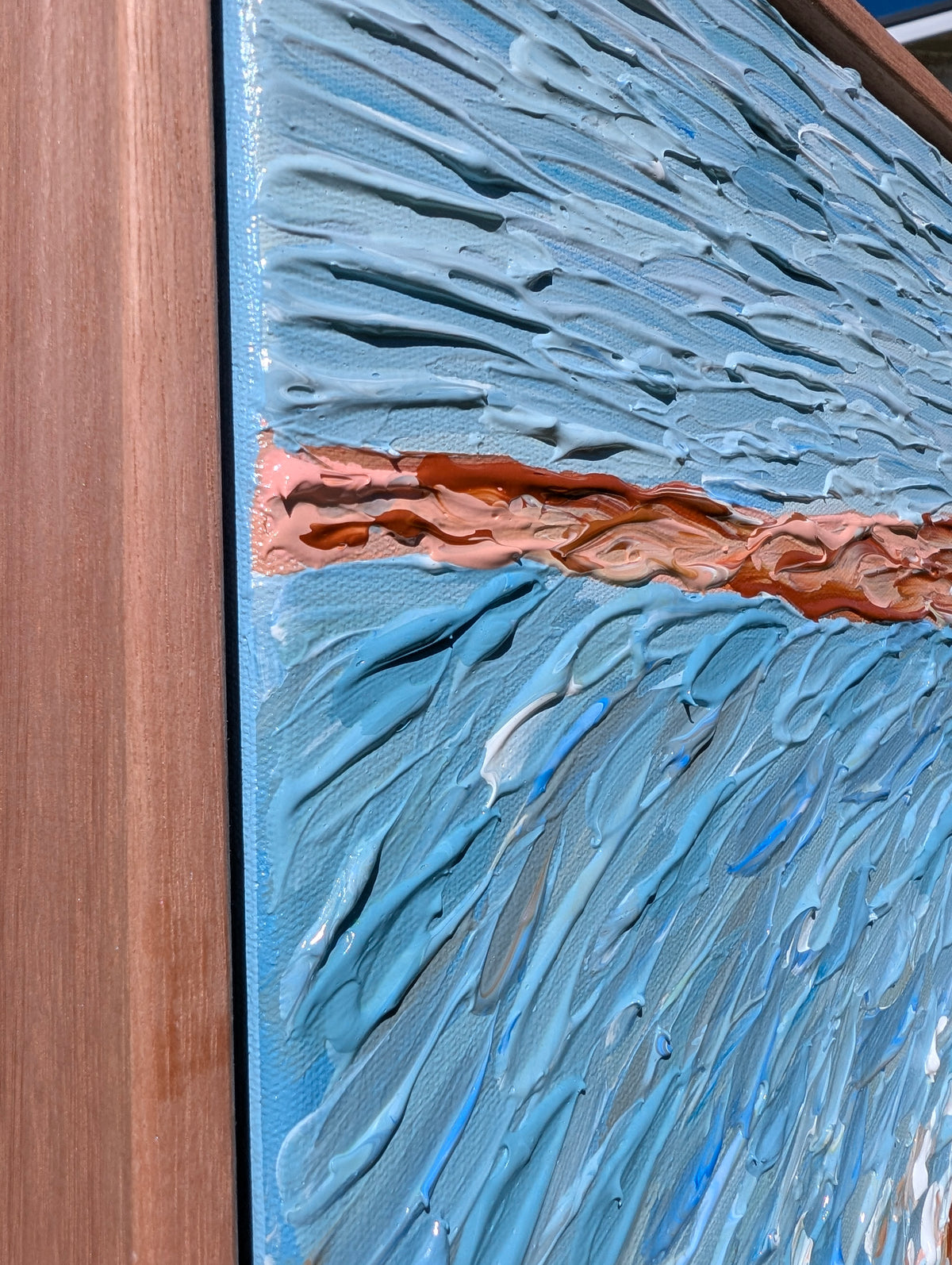 Jeanneret Beach - 40x40cm