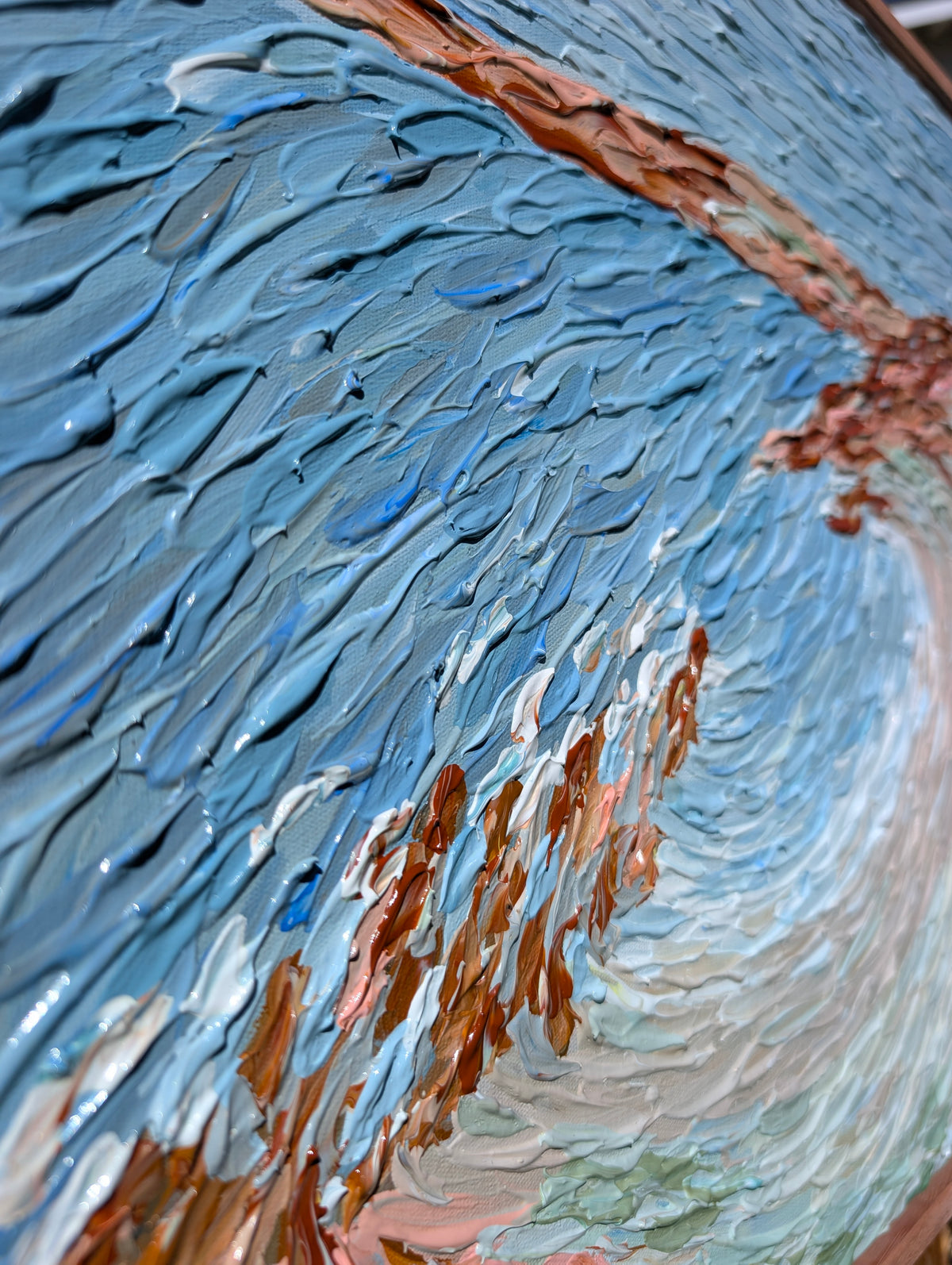 Jeanneret Beach - 40x40cm
