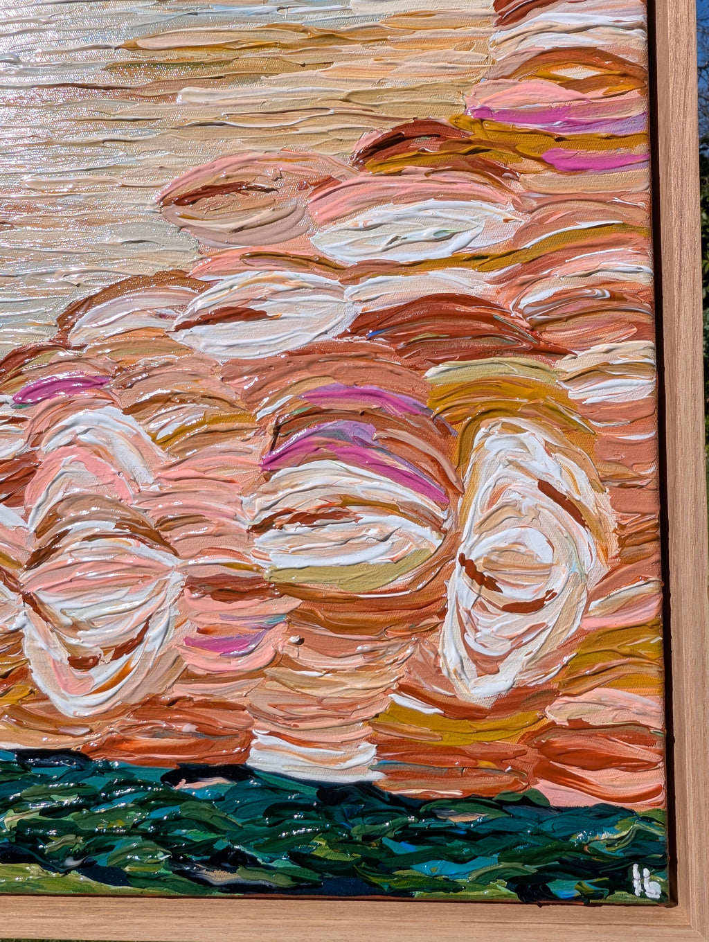 Painted Cliffs - 40x40cm