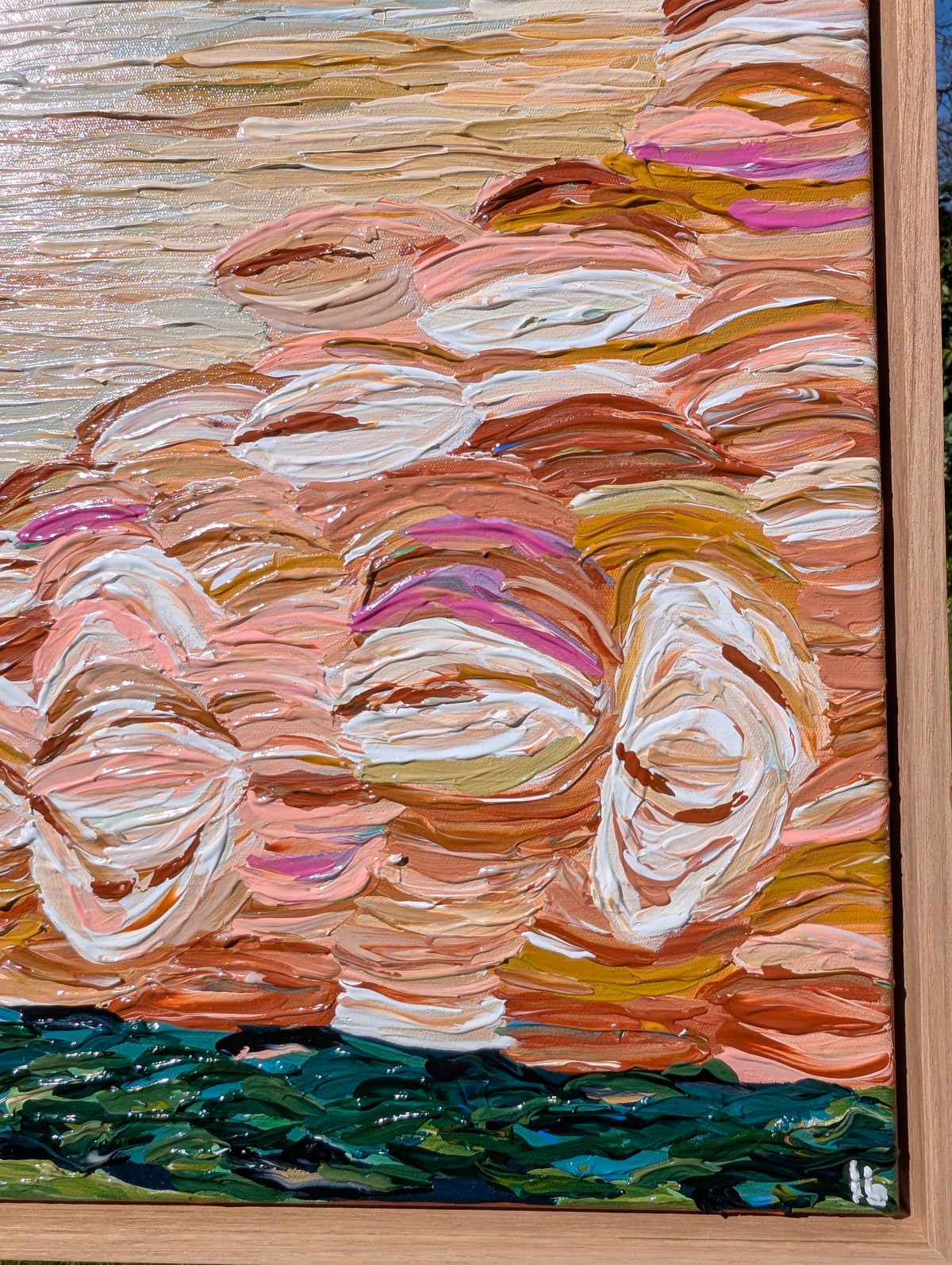 Painted Cliffs - 40x40cm