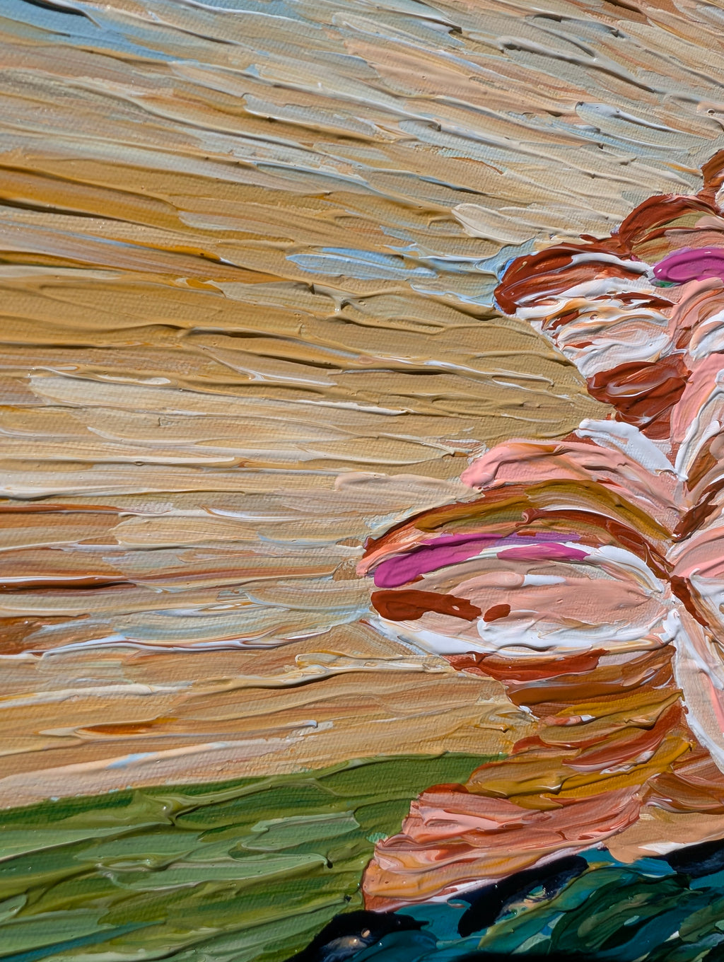 Painted Cliffs - 40x40cm