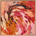 Rust and Rose - 63x63cm