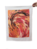 Tea Towel - RUST AND ROSE