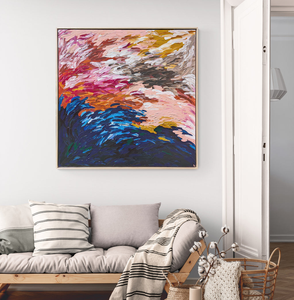 Out of the Dark 100x100cm